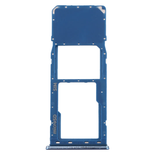 For Galaxy A20 A30 A50 SIM Card Tray + Micro SD Card Tray (Blue) - Card Tray by buy2fix | Online Shopping UK | buy2fix