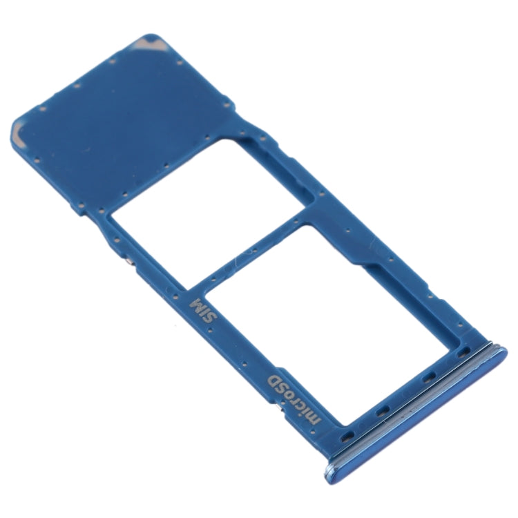 For Galaxy A20 A30 A50 SIM Card Tray + Micro SD Card Tray (Blue) - Card Tray by buy2fix | Online Shopping UK | buy2fix