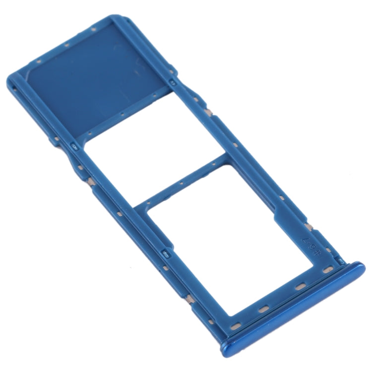 For Galaxy A20 A30 A50 SIM Card Tray + Micro SD Card Tray (Blue) - Card Tray by buy2fix | Online Shopping UK | buy2fix