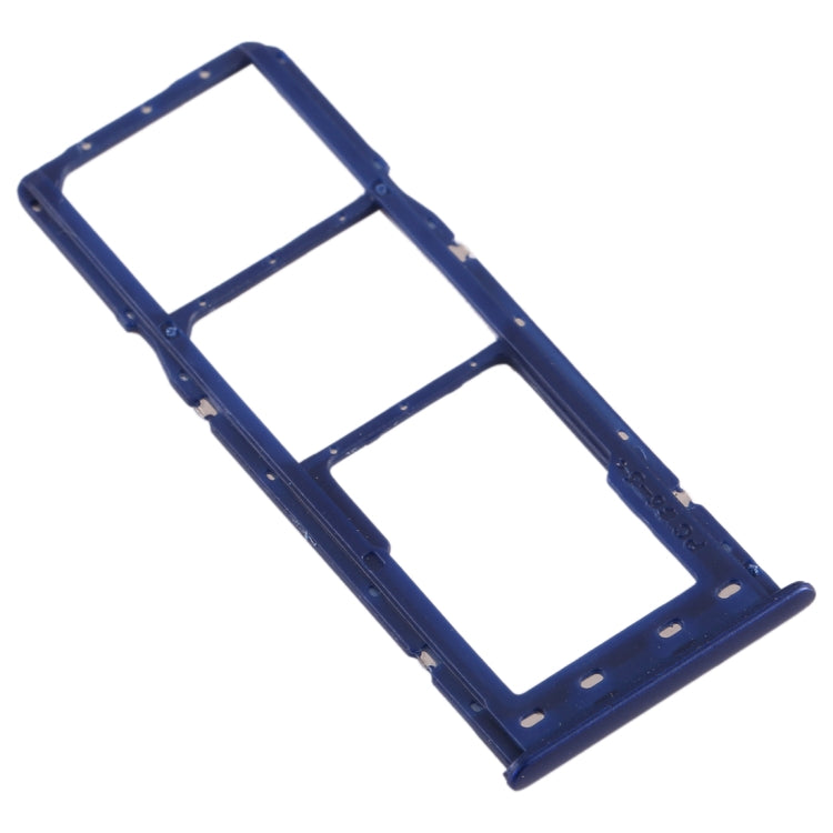 For Galaxy A10 SIM Card Tray + SIM Card Tray + Micro SD Card Tray (Blue) - Card Tray by buy2fix | Online Shopping UK | buy2fix