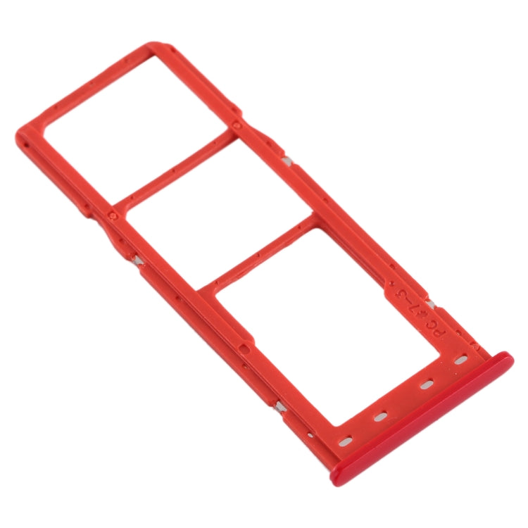 For Galaxy A10 SIM Card Tray + SIM Card Tray + Micro SD Card Tray (Red) - Card Tray by buy2fix | Online Shopping UK | buy2fix