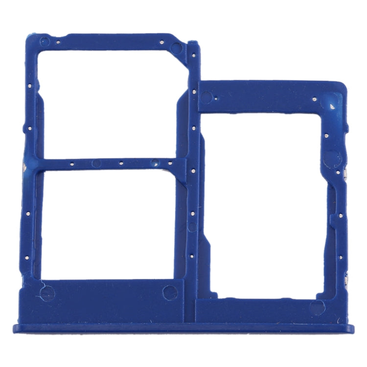 For Galaxy A40 SIM Card Tray + SIM Card Tray + Micro SD Card Tray (Blue) - Card Tray by buy2fix | Online Shopping UK | buy2fix
