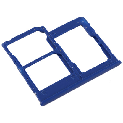 For Galaxy A40 SIM Card Tray + SIM Card Tray + Micro SD Card Tray (Blue) - Card Tray by buy2fix | Online Shopping UK | buy2fix