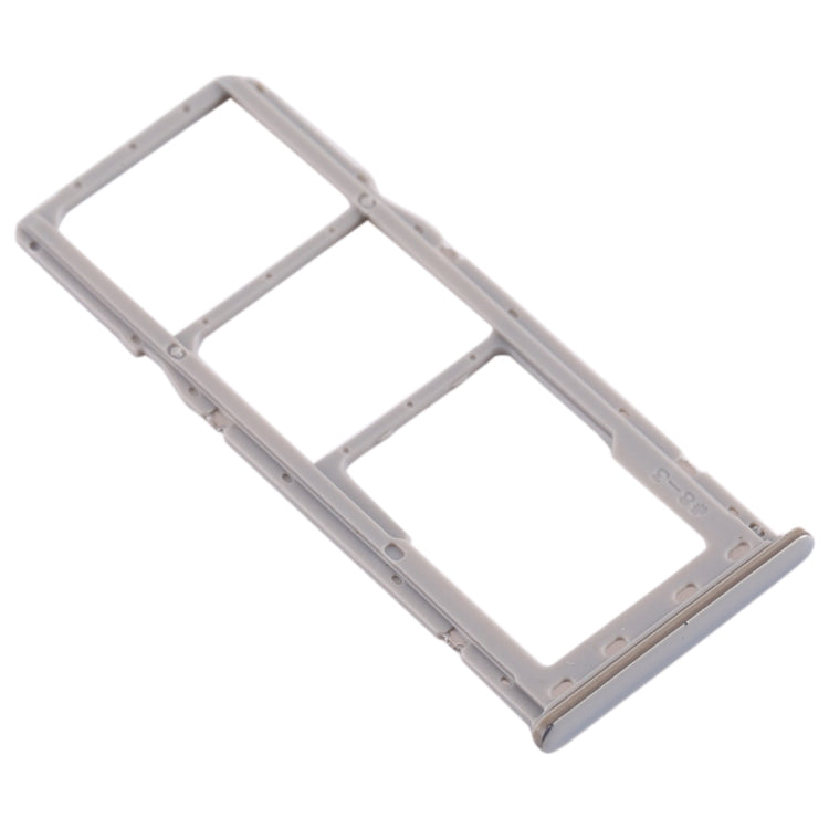 For Galaxy A20 A30 A50 SIM Card Tray + SIM Card Tray + Micro SD Card Tray (Grey) - Card Tray by buy2fix | Online Shopping UK | buy2fix