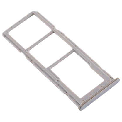 For Galaxy A20 A30 A50 SIM Card Tray + SIM Card Tray + Micro SD Card Tray (Grey) - Card Tray by buy2fix | Online Shopping UK | buy2fix