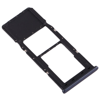 For Galaxy A70 SIM Card Tray + Micro SD Card Tray (Black) - Card Tray by buy2fix | Online Shopping UK | buy2fix