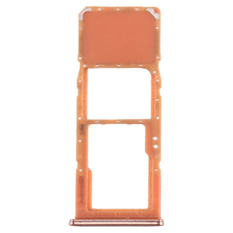 For Galaxy A70 SIM Card Tray + Micro SD Card Tray (Orange) - Card Tray by buy2fix | Online Shopping UK | buy2fix