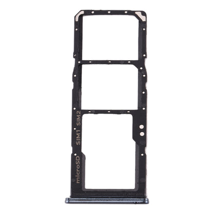 For Galaxy A70 SIM Card Tray + SIM Card Tray + Micro SD Card Tray (Black) - Card Tray by buy2fix | Online Shopping UK | buy2fix