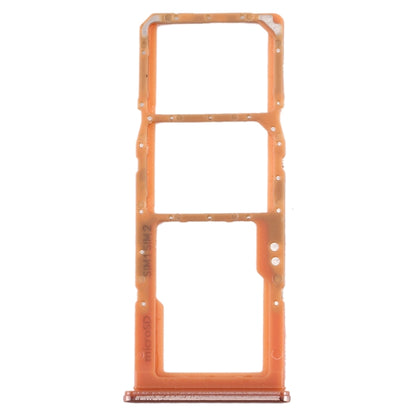 For Galaxy A70 SIM Card Tray + SIM Card Tray + Micro SD Card Tray (Orange) - Card Tray by buy2fix | Online Shopping UK | buy2fix