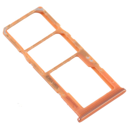For Galaxy A70 SIM Card Tray + SIM Card Tray + Micro SD Card Tray (Orange) - Card Tray by buy2fix | Online Shopping UK | buy2fix