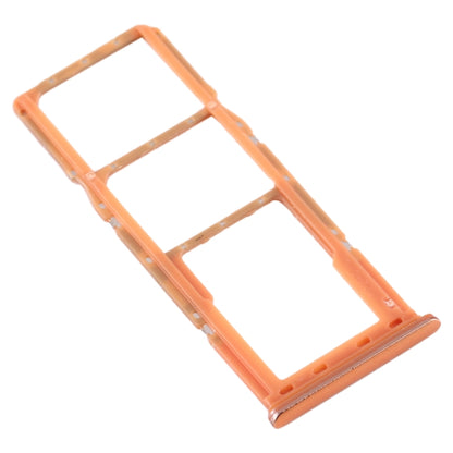 For Galaxy A70 SIM Card Tray + SIM Card Tray + Micro SD Card Tray (Orange) - Card Tray by buy2fix | Online Shopping UK | buy2fix