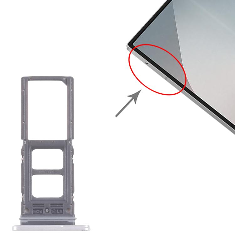 For Samsung Galaxy Z Fold6 SM-F956B Original SIM Card Tray (Silver) - Card Tray by buy2fix | Online Shopping UK | buy2fix