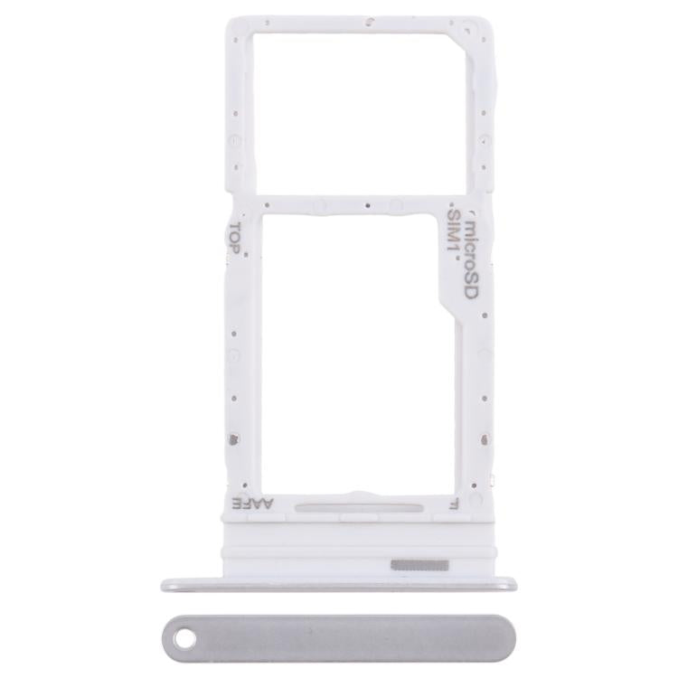 For Samsung Galaxy A16 SM-A165F Original SIM Card Tray + Micro SD Card Tray (Silver) - Card Tray by buy2fix | Online Shopping UK | buy2fix