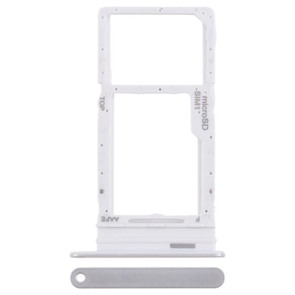 For Samsung Galaxy A16 SM-A165F Original SIM Card Tray + Micro SD Card Tray (Silver) - Card Tray by buy2fix | Online Shopping UK | buy2fix