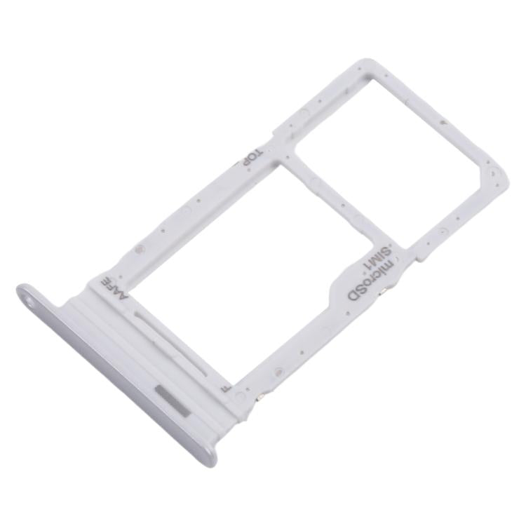 For Samsung Galaxy A16 SM-A165F Original SIM Card Tray + Micro SD Card Tray (Silver) - Card Tray by buy2fix | Online Shopping UK | buy2fix