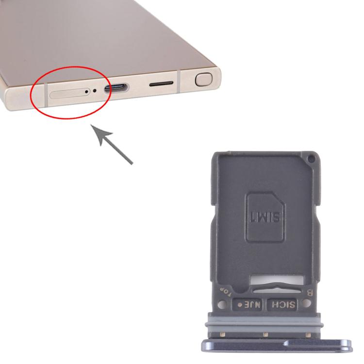 For Samsung Galaxy S25 Ultra SM-S938U US Version Original SIM Card Tray (Blue) -  by buy2fix | Online Shopping UK | buy2fix