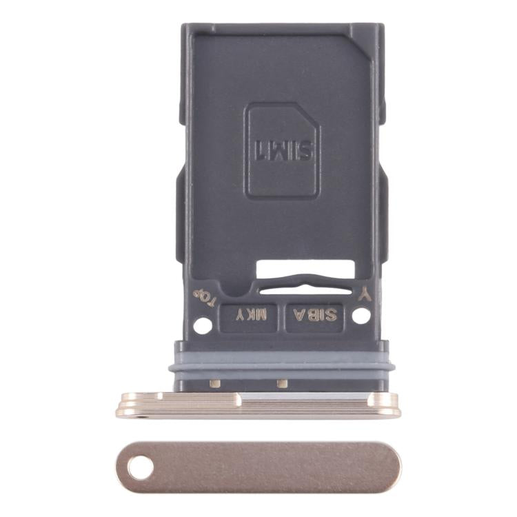 For Samsung Galaxy S24 SM-S921B Original SIM Card Tray (Gold) -  by buy2fix | Online Shopping UK | buy2fix