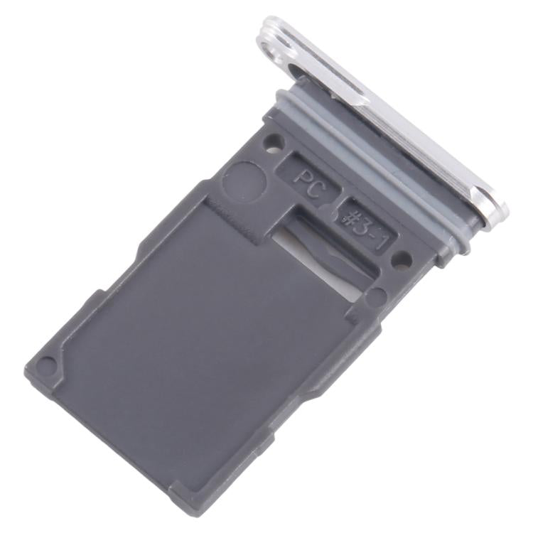 For Samsung Galaxy S24 SM-S921B Original SIM Card Tray (Silver) -  by buy2fix | Online Shopping UK | buy2fix
