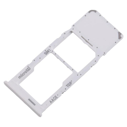 For Samsung Galaxy A13 SM-A135 Original SIM + Micro SD Card Tray (White) - Card Tray by buy2fix | Online Shopping UK | buy2fix
