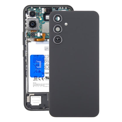 For Samsung Galaxy A54 SM-A546B Battery Back Cover with Camera Lens Cover(Black) - Back Cover by buy2fix | Online Shopping UK | buy2fix