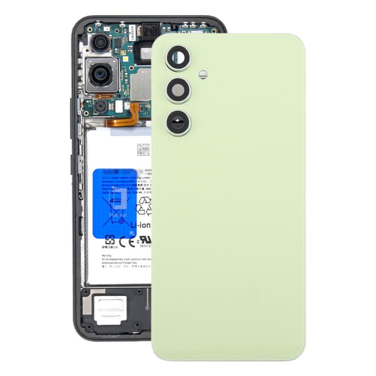 For Samsung Galaxy A54 SM-A546B Battery Back Cover with Camera Lens Cover(Green) - Back Cover by buy2fix | Online Shopping UK | buy2fix