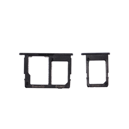 For Galaxy J5 Prime / G570 & J7 Prime / G610 SIM Card Tray + Micro SD & SIM Card Tray (Black) - Card Tray by buy2fix | Online Shopping UK | buy2fix