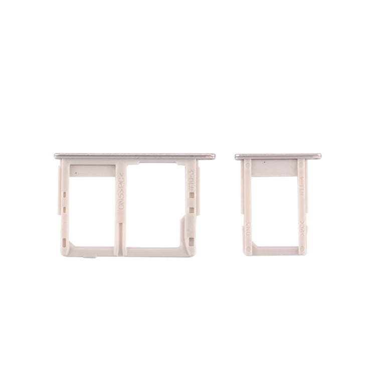 For Galaxy J5 Prime / G570 & J7 Prime / G610 SIM Card Tray + Micro SD & SIM Card Tray (Gold) - Card Tray by buy2fix | Online Shopping UK | buy2fix