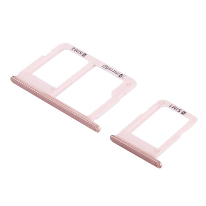 For Galaxy J5 Prime / G570 & J7 Prime / G610 SIM Card Tray + Micro SD & SIM Card Tray (Rose Gold) - Card Tray by buy2fix | Online Shopping UK | buy2fix