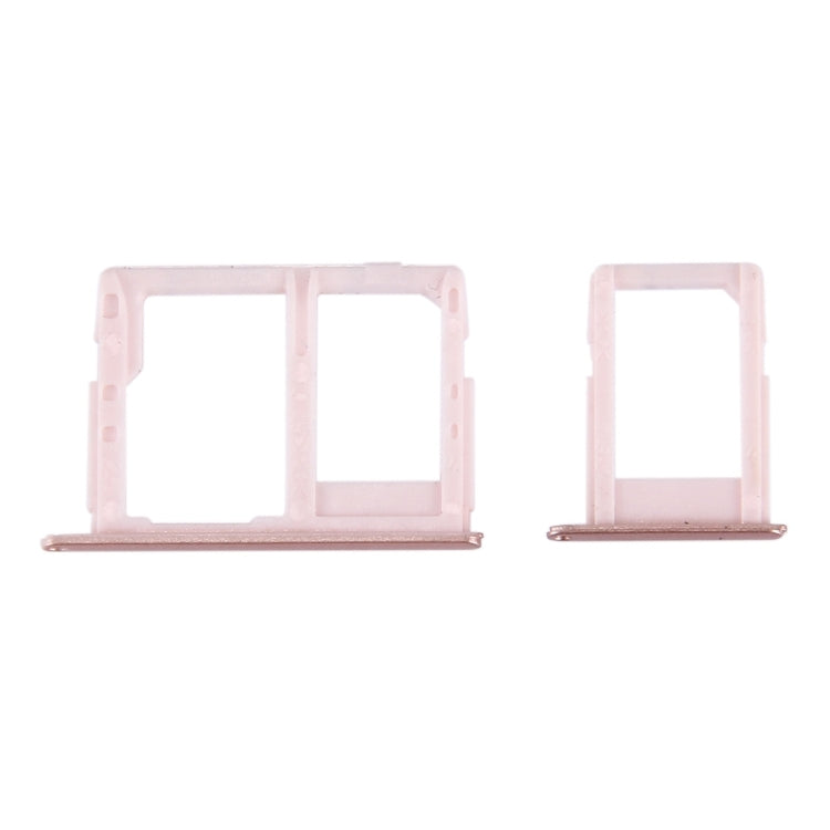 For Galaxy J5 Prime / G570 & J7 Prime / G610 SIM Card Tray + Micro SD & SIM Card Tray (Rose Gold) - Card Tray by buy2fix | Online Shopping UK | buy2fix