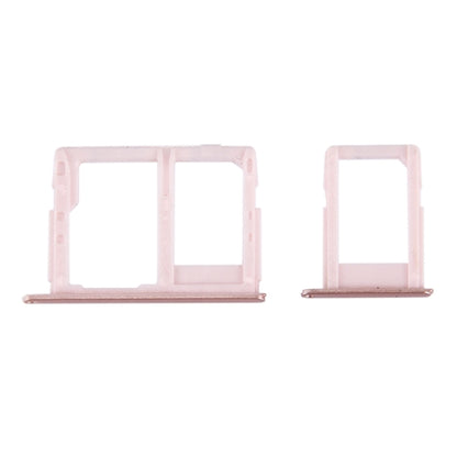 For Galaxy J5 Prime / G570 & J7 Prime / G610 SIM Card Tray + Micro SD & SIM Card Tray (Rose Gold) - Card Tray by buy2fix | Online Shopping UK | buy2fix