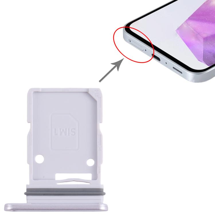 For Samsung Galaxy A36 SM-A366B Original SIM Card Tray (White) - Card Tray by buy2fix | Online Shopping UK | buy2fix