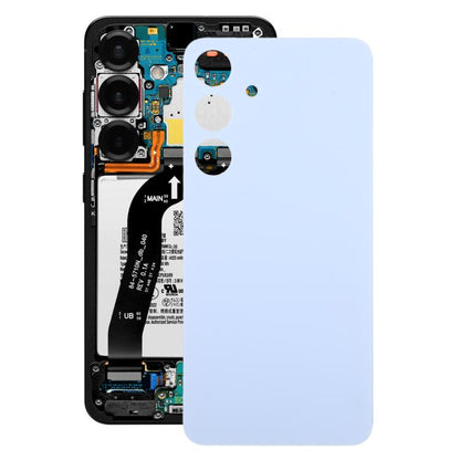 For Samsung Galaxy S25+ SM-S936 OEM Battery Back Cover(Glacier Blue) -  by buy2fix | Online Shopping UK | buy2fix