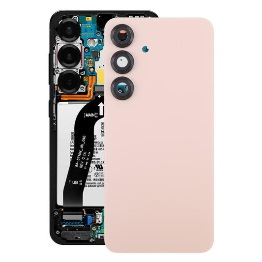 For Samsung Galaxy S25 SM-S931 OEM Battery Back Cover with Camera Lens Cover(Gold) -  by buy2fix | Online Shopping UK | buy2fix