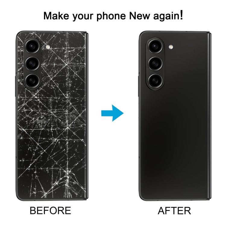 For Samsung Galaxy Z Fold5 SM-F946B Original Battery Back Cover (White) - Back Cover by buy2fix | Online Shopping UK | buy2fix