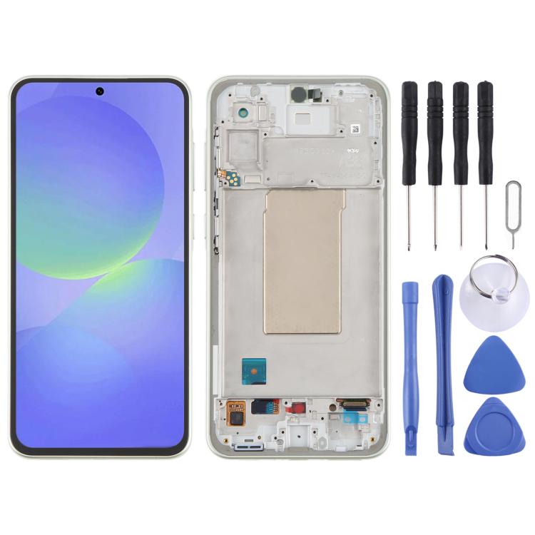 For Samsung Galaxy A36 SM-A366B Original LCD Screen Digitizer Full Assembly with Frame (Green) - LCD Screen by buy2fix | Online Shopping UK | buy2fix