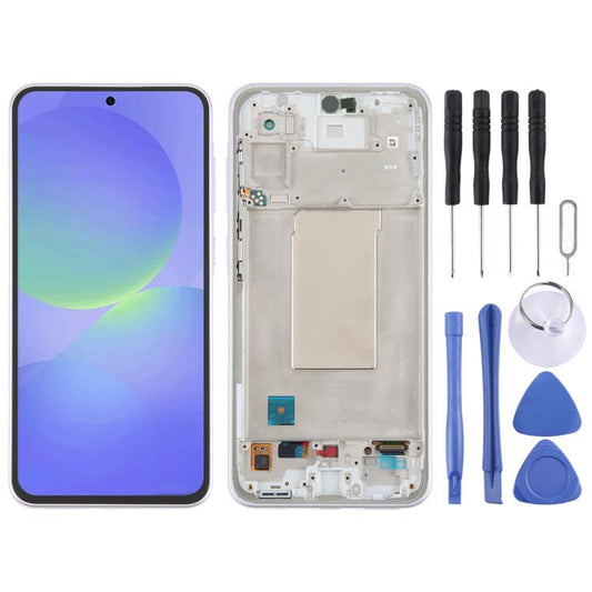 For Samsung Galaxy A36 SM-A366B Original LCD Screen Digitizer Full Assembly with Frame (Purple) - LCD Screen by buy2fix | Online Shopping UK | buy2fix