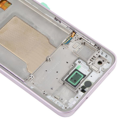 For Samsung Galaxy A35 SM-A356B Original LCD Screen Digitizer Full Assembly with Frame (Pink) - LCD Screen by buy2fix | Online Shopping UK | buy2fix