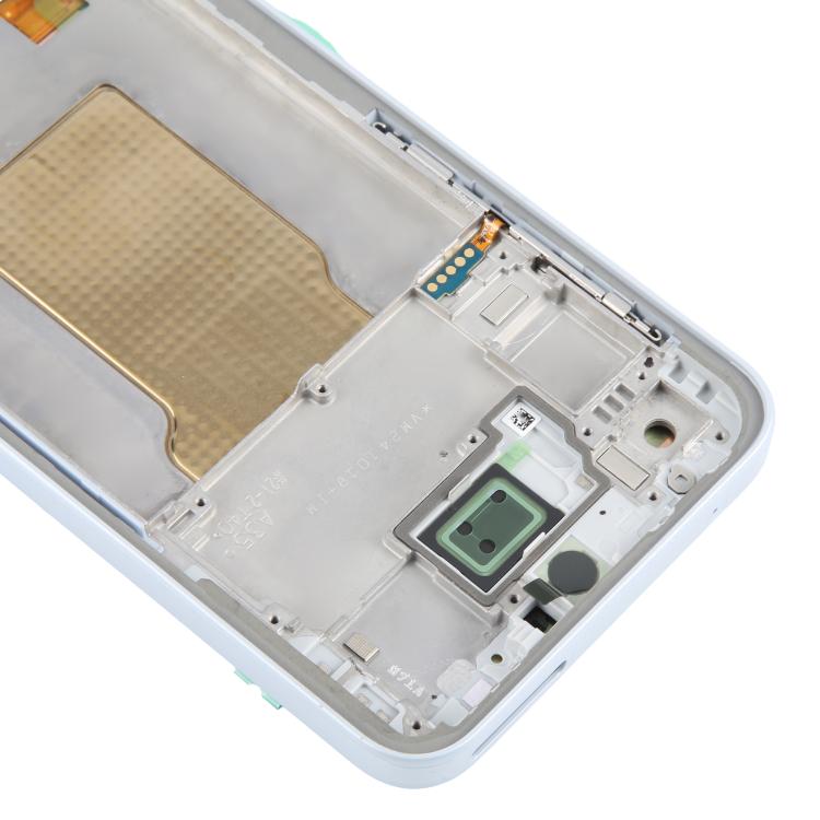 For Samsung Galaxy A35 SM-A356B Original LCD Screen Digitizer Full Assembly with Frame (Baby Blue) - LCD Screen by buy2fix | Online Shopping UK | buy2fix