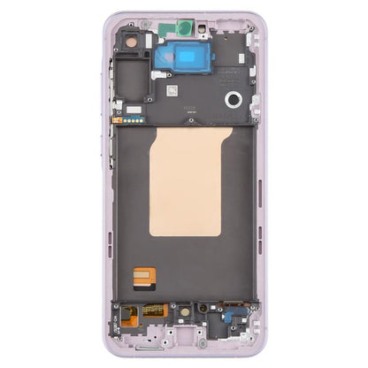 For Samsung Galaxy A55 SM-A556B OLED LCD Screen Digitizer Full Assembly with Frame (Pink) - LCD Screen by buy2fix | Online Shopping UK | buy2fix