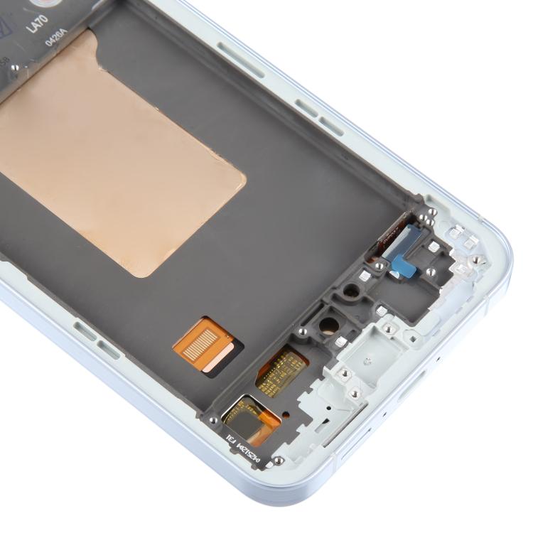For Samsung Galaxy A55 SM-A556B OLED LCD Screen Digitizer Full Assembly with Frame (Baby Blue) - LCD Screen by buy2fix | Online Shopping UK | buy2fix