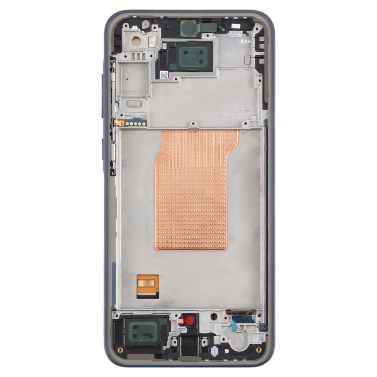 For Samsung Galaxy A35 SM-A356B OLED LCD Screen Digitizer Full Assembly with Frame (Blue) - LCD Screen by buy2fix | Online Shopping UK | buy2fix