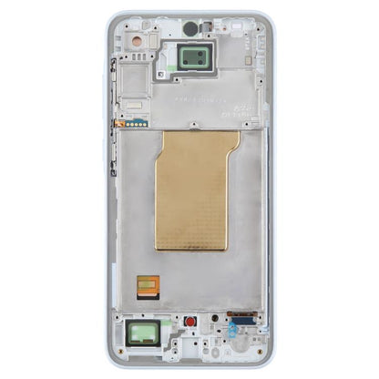 For Samsung Galaxy A35 SM-A356B OLED LCD Screen Digitizer Full Assembly with Frame (Baby Blue) - LCD Screen by buy2fix | Online Shopping UK | buy2fix
