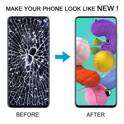 For Samsung Galaxy A51 4G SM-A515F 6.43 inch OLED LCD Screen Digitizer Full Assembly with Frame (Black) - LCD Screen by buy2fix | Online Shopping UK | buy2fix