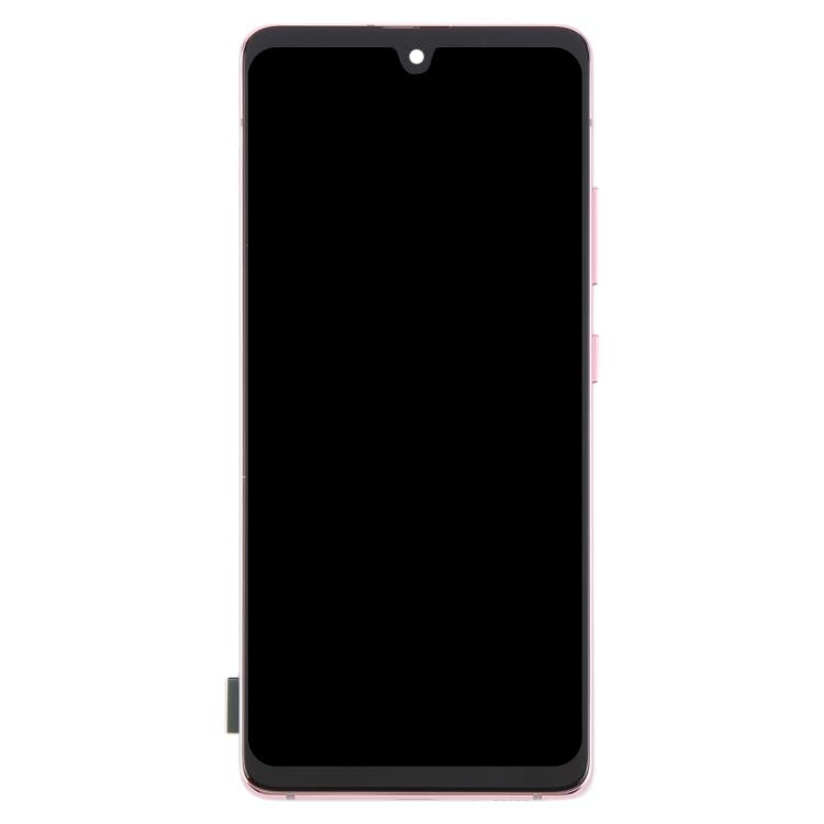 For Samsung Galaxy A51 5G SM-A516 6.36 inch OLED LCD Screen Digitizer Full Assembly with Frame (Pink) - LCD Screen by buy2fix | Online Shopping UK | buy2fix