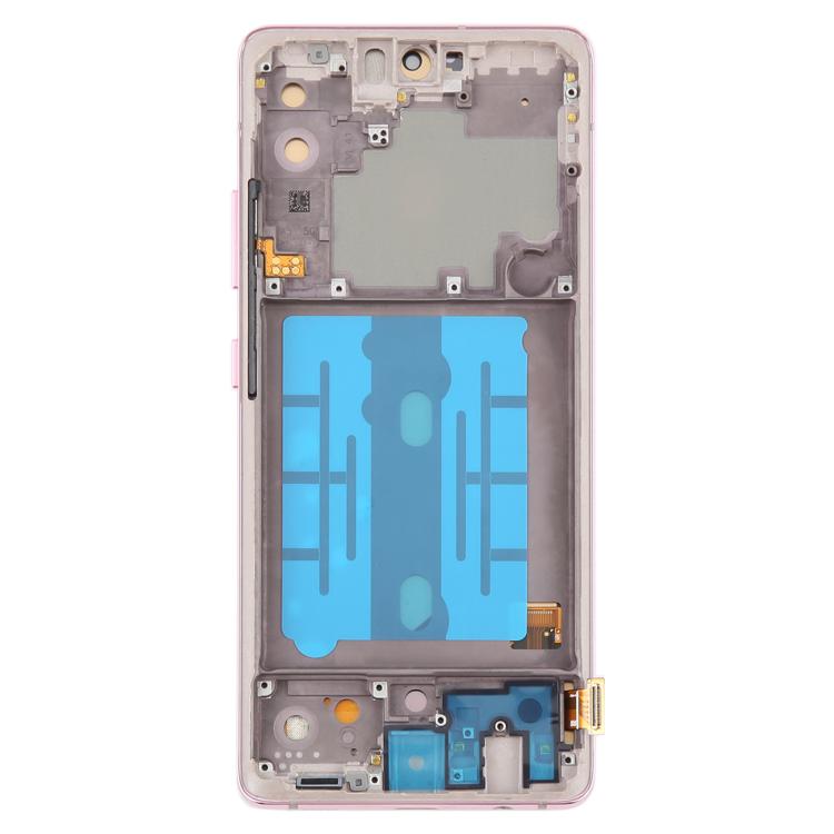 For Samsung Galaxy A51 5G SM-A516 6.36 inch OLED LCD Screen Digitizer Full Assembly with Frame (Pink) - LCD Screen by buy2fix | Online Shopping UK | buy2fix