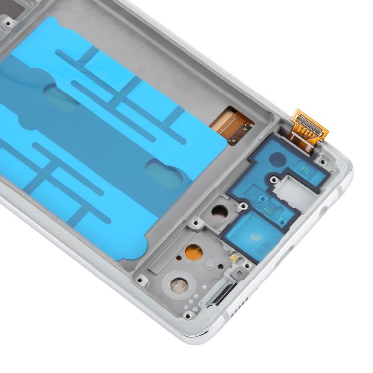 For Samsung Galaxy A51 5G SM-A516 6.36 inch OLED LCD Screen Digitizer Full Assembly with Frame (Silver) - LCD Screen by buy2fix | Online Shopping UK | buy2fix