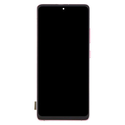 For Samsung Galaxy A51 5G SM-A516 6.43 inch OLED LCD Screen Digitizer Full Assembly with Frame (Pink) - LCD Screen by buy2fix | Online Shopping UK | buy2fix