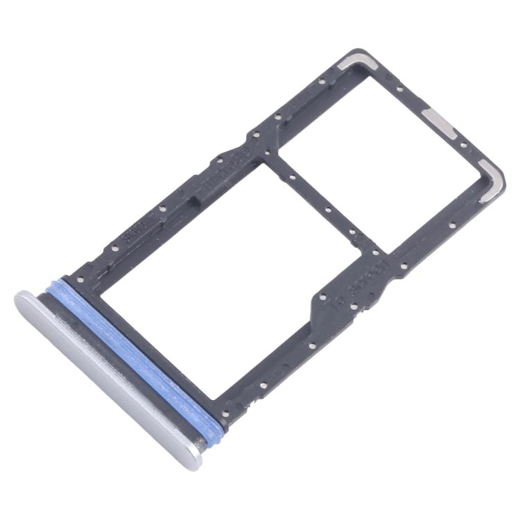 For Samsung Galaxy A06 5G SM-A066B Original SIM + SIM / Micro SD Card Tray (Silver) - Card Tray by buy2fix | Online Shopping UK | buy2fix