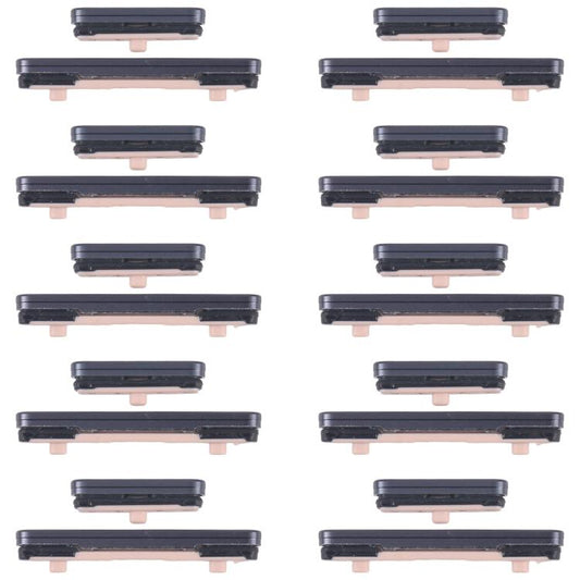 For Samsung Galaxy S25 SM-S931B 10pcs Power Button and Volume Control Button (Black) -  by buy2fix | Online Shopping UK | buy2fix
