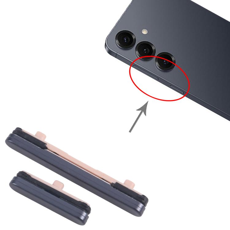 For Samsung Galaxy S25 SM-S931B 10pcs Power Button and Volume Control Button (Black) -  by buy2fix | Online Shopping UK | buy2fix